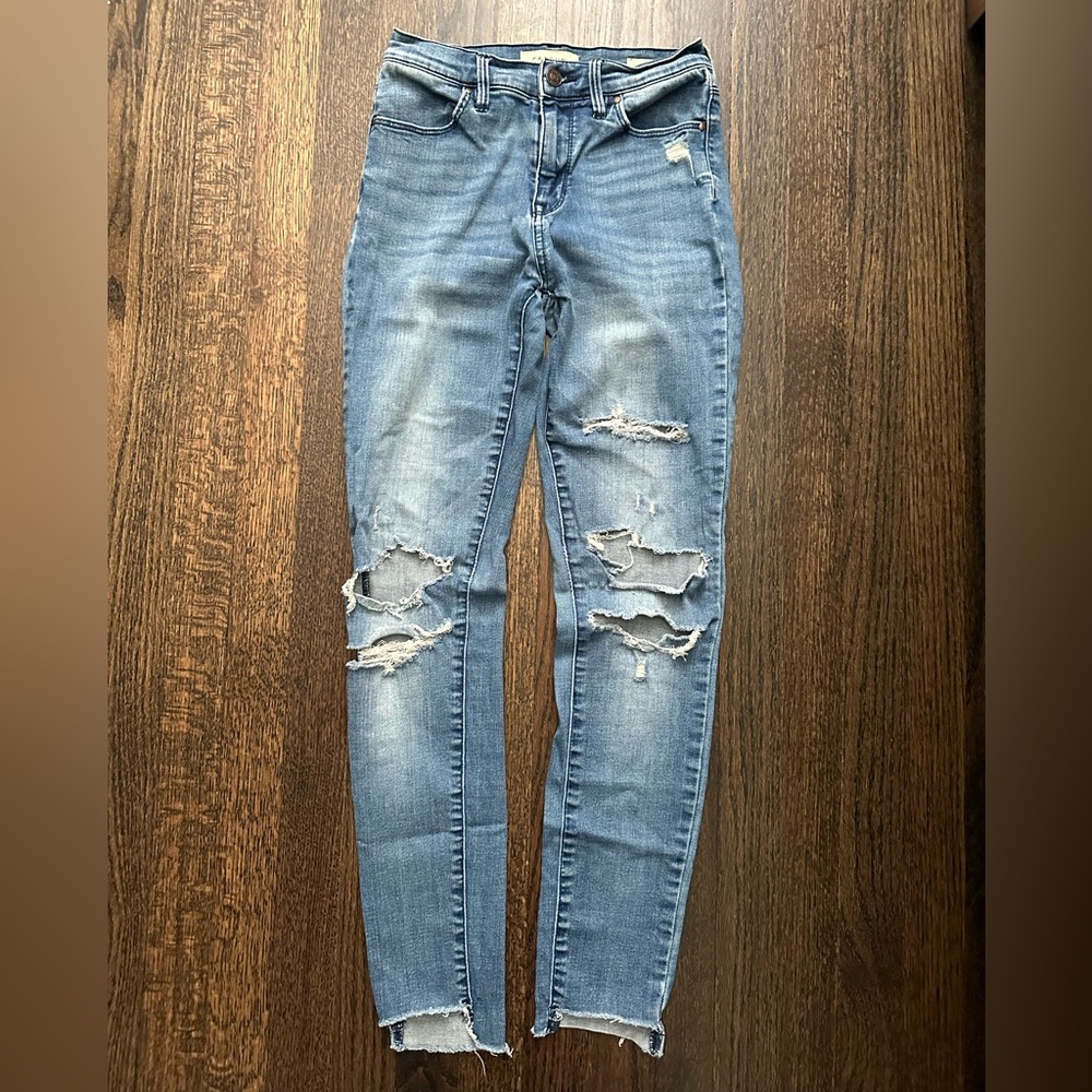 2/$12. PacSun. High Rise Ankle Jeggings. Powersuper Stretch. Size 24L.